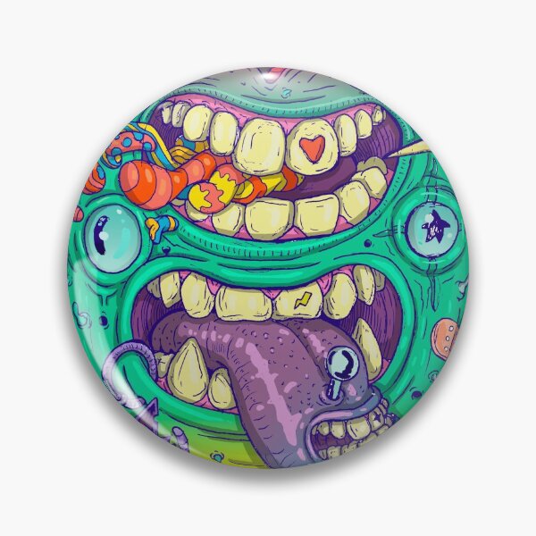 Item preview, monster face mutant designed and sold by Ilustronauta.