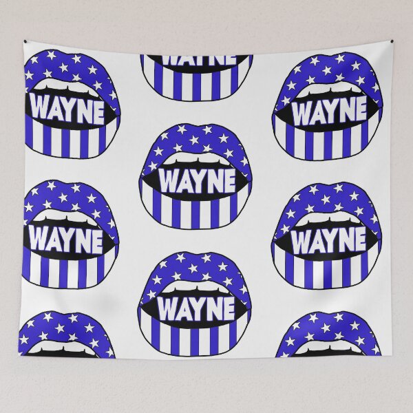 Item preview, Camp Wayne Lips Sticker designed and sold by stuckbyzoe !.