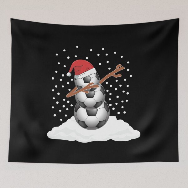 Item preview, Dabbing Trough The Snow Soccer Ball Snowman For Santa Fans graphic designed and sold by AYDreamers.
