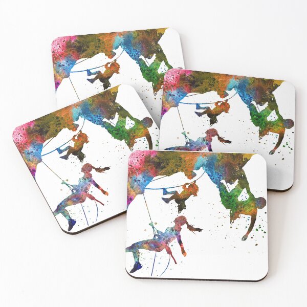 Item preview, Rock climbing extreme sport, rock climbing family, mountain climbers family designed and sold by Rosaliartbook.