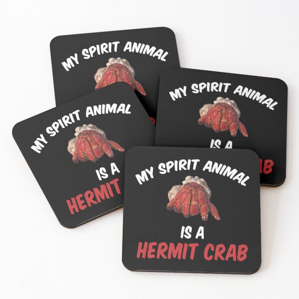 Item preview, My Spirit Animal Is A Hermit Crab designed and sold by Cat Lady Designs.