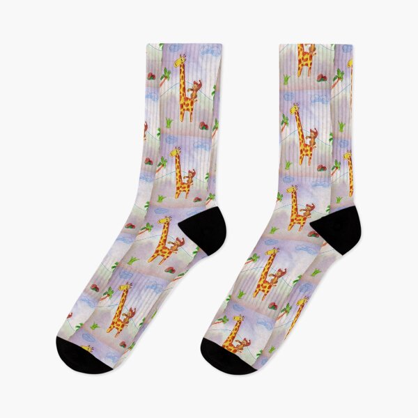 Item preview, Acrobat animals: monkey jumping on a giraffe designed and sold by JoAnnFineArt.