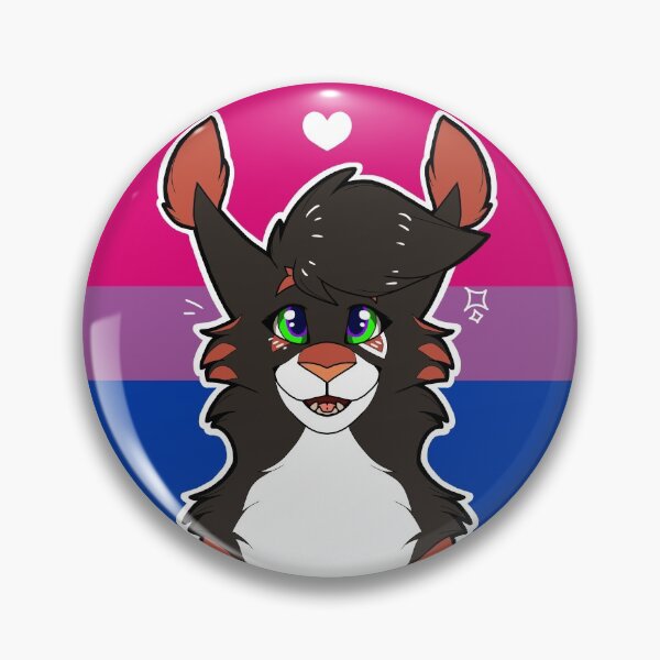 Item preview, Bi Ash button designed and sold by StarryOcelot.