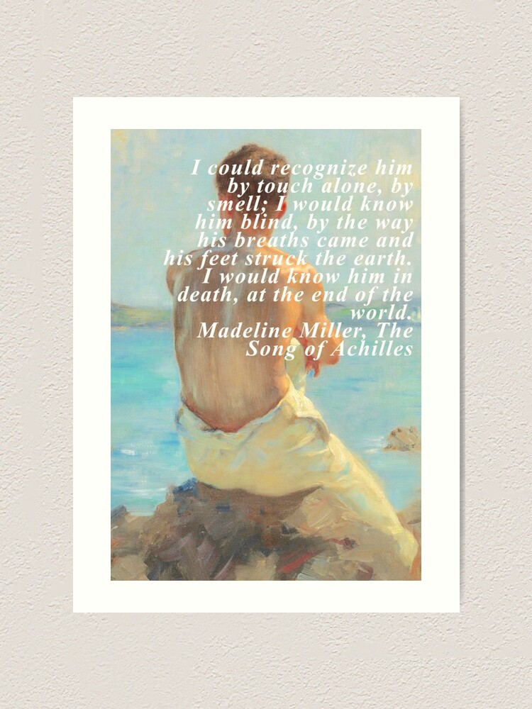 The Song Of Achilles Art Print By Utopianmyricae Redbubble The Song Of Achilles Art Print By Utopianmyricae Redbubble
