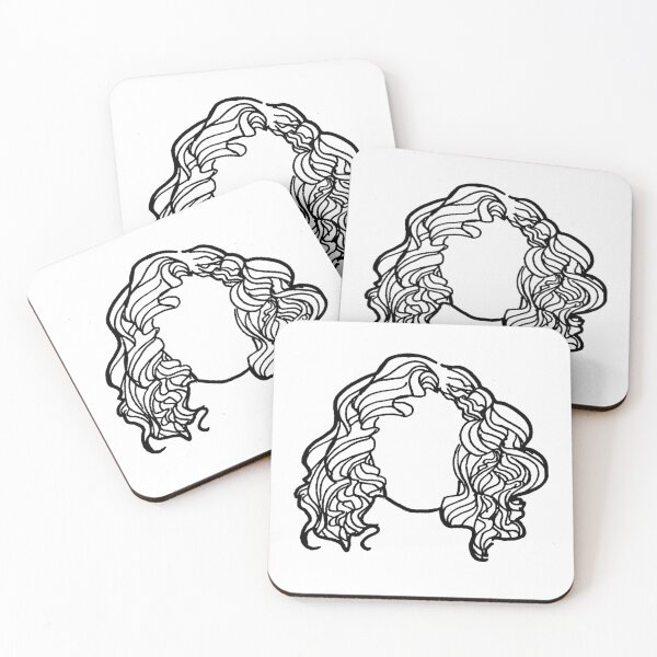 Item preview, Medium bob wavy curly hair outline designed and sold by TheWhitney0o.