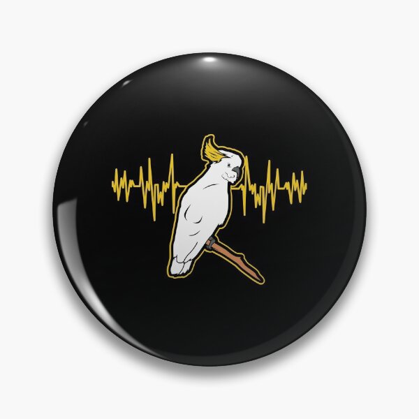 Item preview, Cockatoo Heartbeat For A Parrot Lover product designed and sold by AYDreamers.