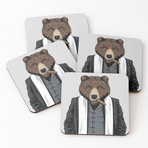 Item preview, Grizzly gangster designed and sold by albertocubatas.