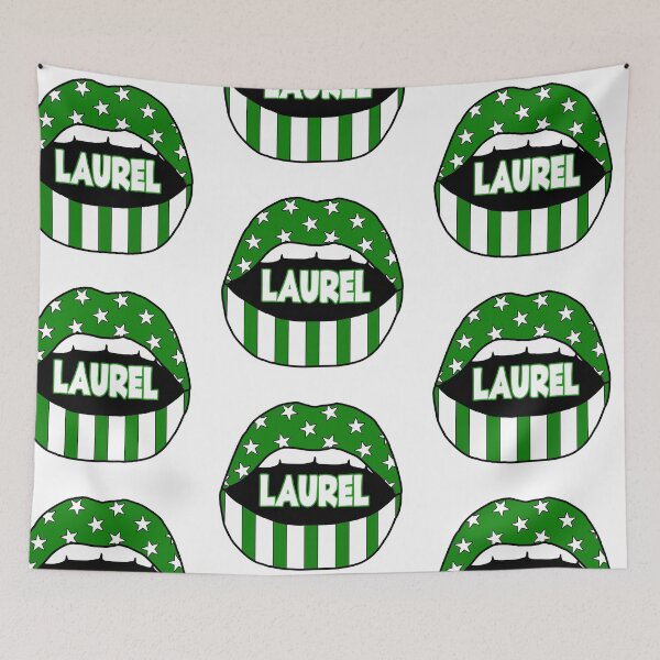 Item preview, Camp Laurel Lips Sticker designed and sold by stuckbyzoe !.