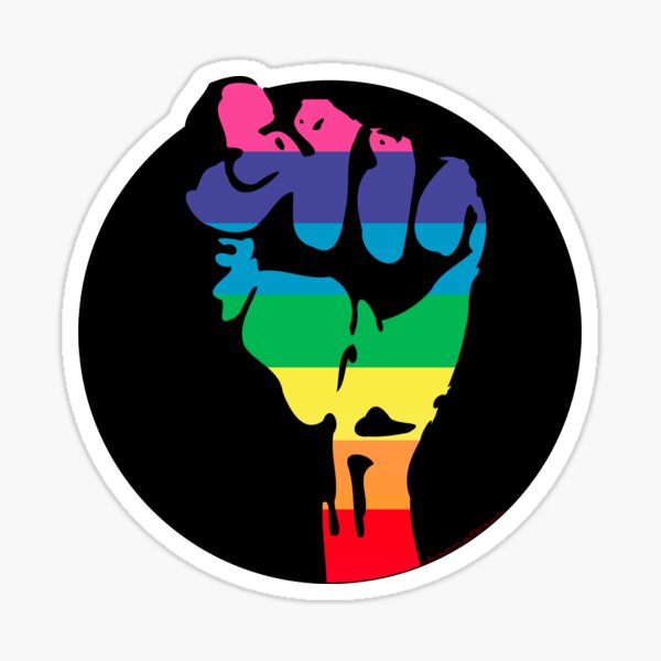 orgullo puño Pegatina
