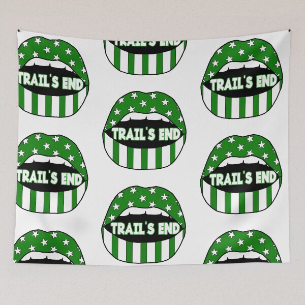 Item preview, Trail's End Camp Lips Sticker designed and sold by stuckbyzoe !.