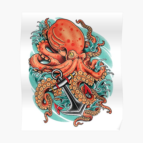 The Octopus the protagonist of terrifying legends in the tattoo culture   Tattoo Life