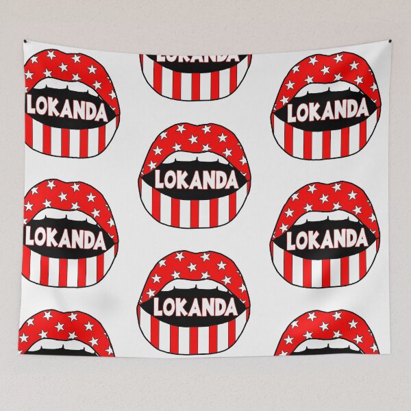 Item preview, Camp Lokanda Lips Sticker designed and sold by stuckbyzoe !.
