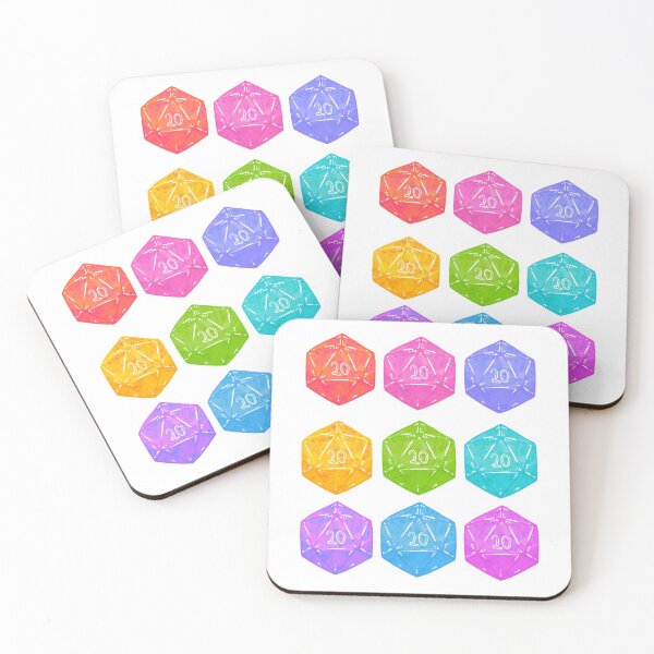 Item preview, Natural 20 Candy Dice Print Dungeons and Dragons! designed and sold by amyscabgarden.