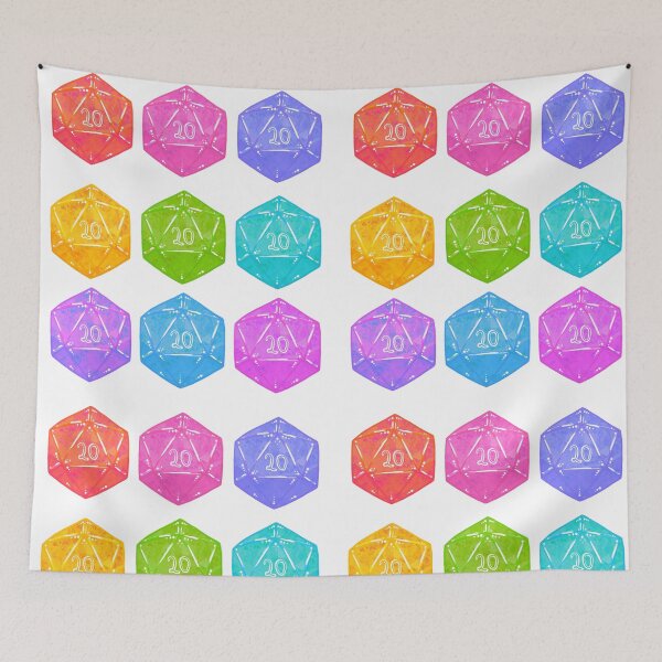 Item preview, Natural 20 Candy Dice Print Dungeons and Dragons! designed and sold by amyscabgarden.