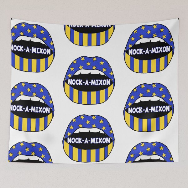 Item preview, Camp Nock A Mixon Lips Sticker designed and sold by stuckbyzoe !.