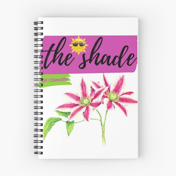 Item preview, funny t-shirt shade clematis for girls, clematis plants shade, shade tolerant clematis,shade clematis, shade loving clematis for girls designed and sold by hiliga.