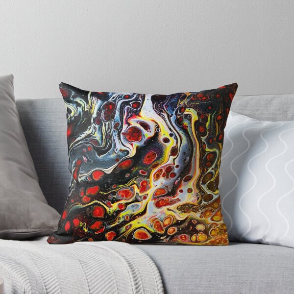 Artikelvorschau, Inferno Acryl Gießen Gemälde entworfen und verkauft von Ashley Branstetter.