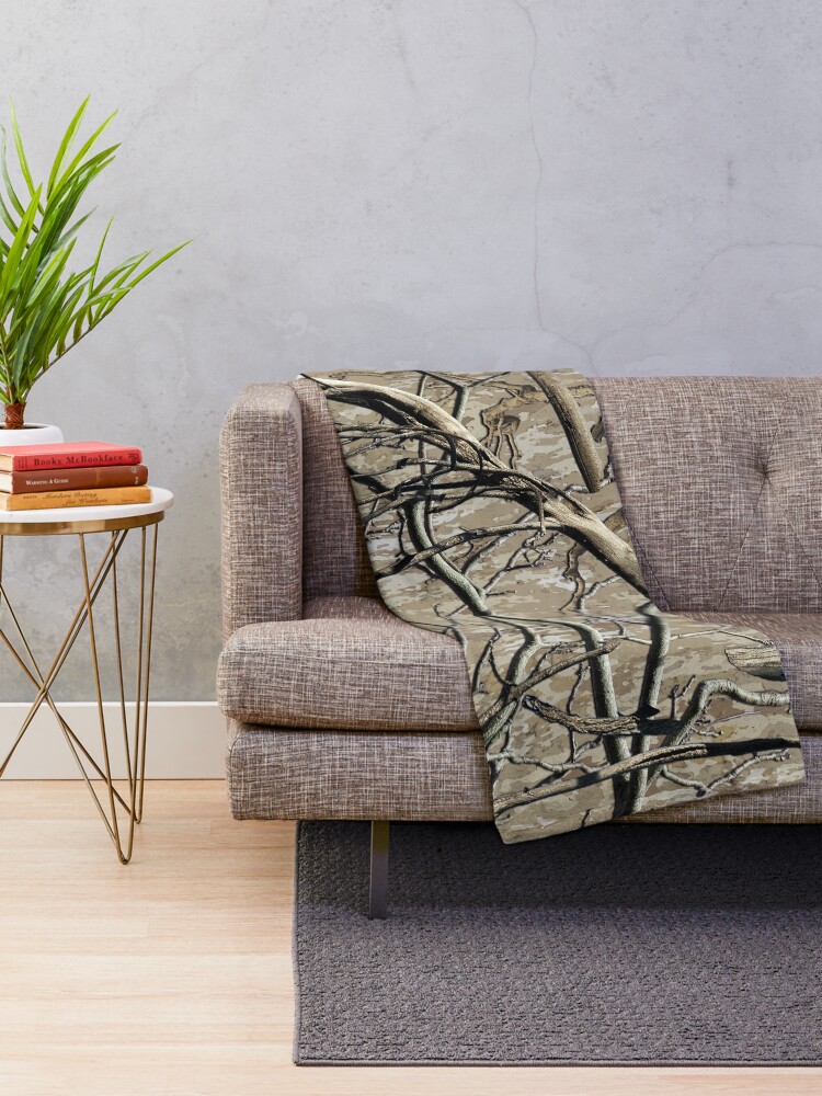 "Hunting Camouflage Pattern 5" Throw Blanket for Sale by MilitaryCandA