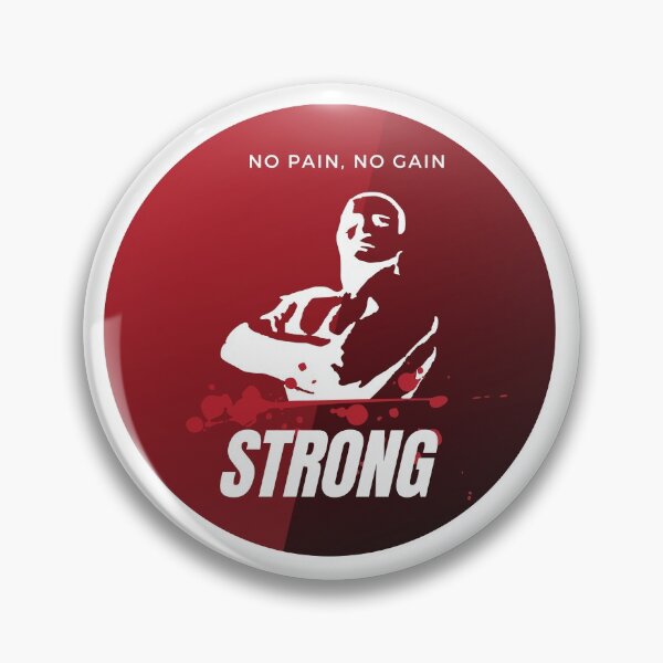 Item preview, Strong Man / No Pain No Gain designed and sold by KafeTreson.