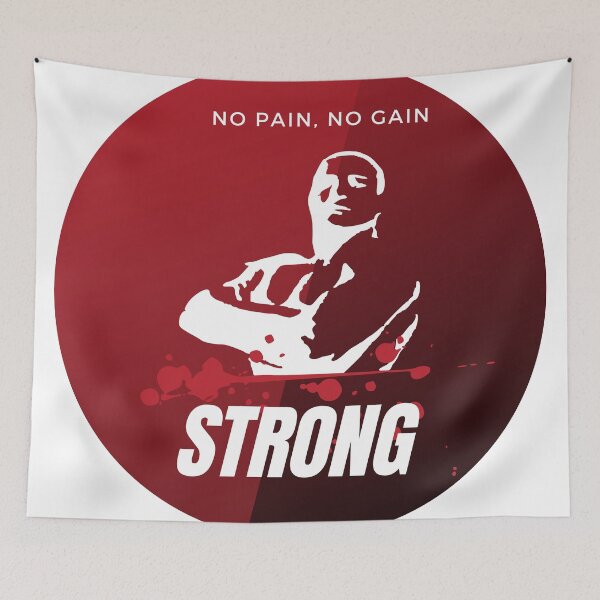 Item preview, Strong Man / No Pain No Gain designed and sold by KafeTreson.