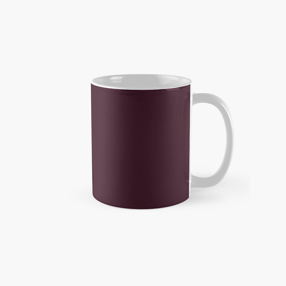 Dark Burgundy Plain Solid Color Poster