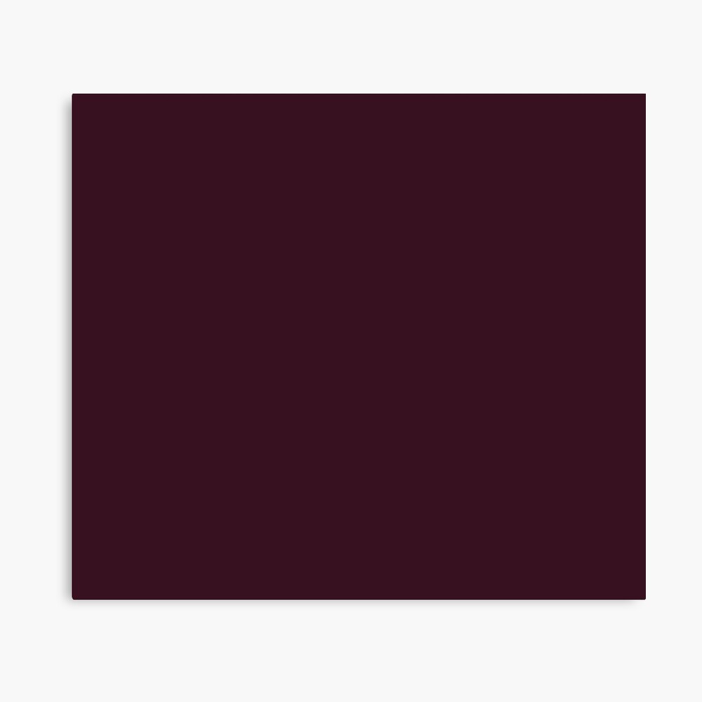 Dark Burgundy Plain Solid Color Poster