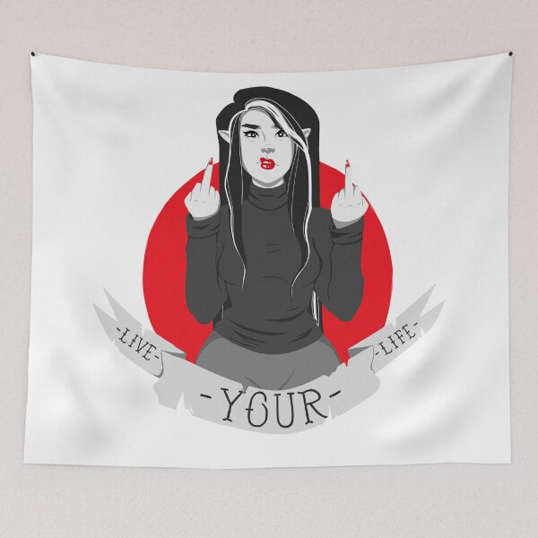 Item preview, Live Your Life designed and sold by pigeonym.