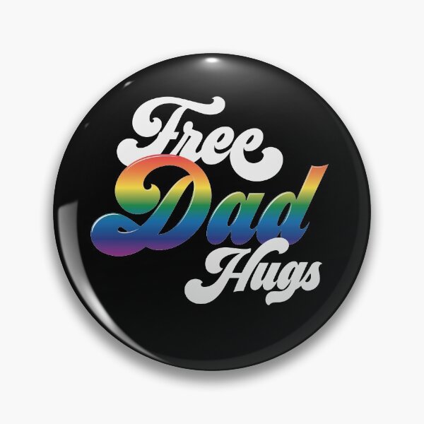 Artikelvorschau, Kostenlose Dad-Umarmungen - Pride Month entworfen und verkauft von PAVOCreative.