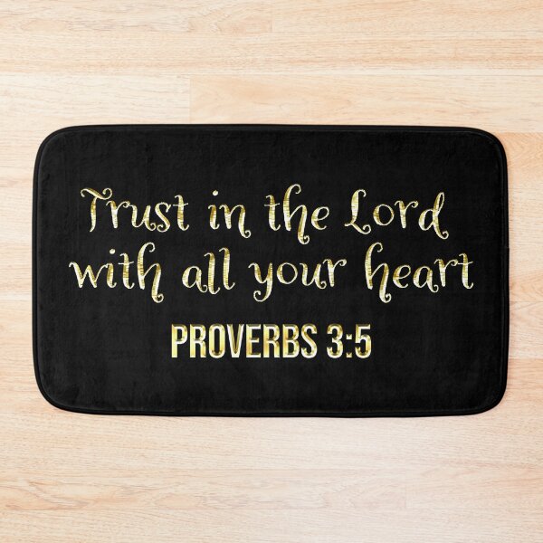 Item preview, Proverbs 3:5 | Bible Verse Quote | Christian | Trust The Lord with All Your Heart designed and sold by christiangoods.