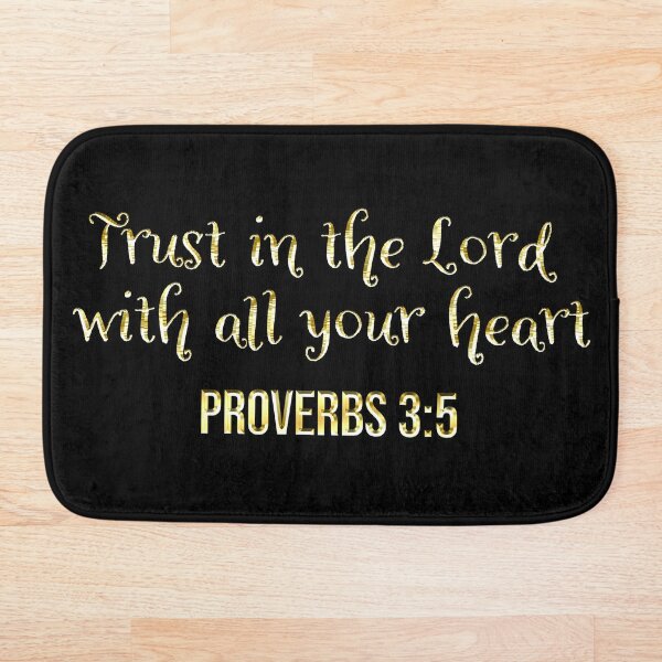 Item preview, Proverbs 3:5 | Bible Verse Quote | Christian | Trust The Lord with All Your Heart designed and sold by christiangoods.