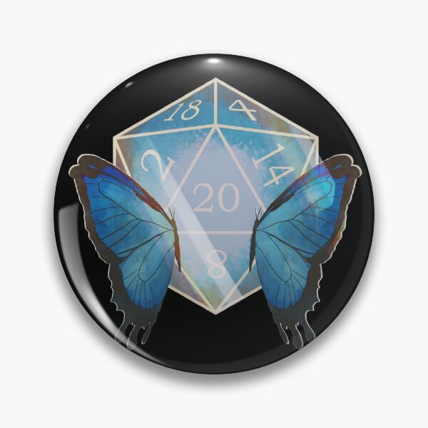 Item preview, Natural 20 — Blue Butterfly designed and sold by Victoria Jeon.