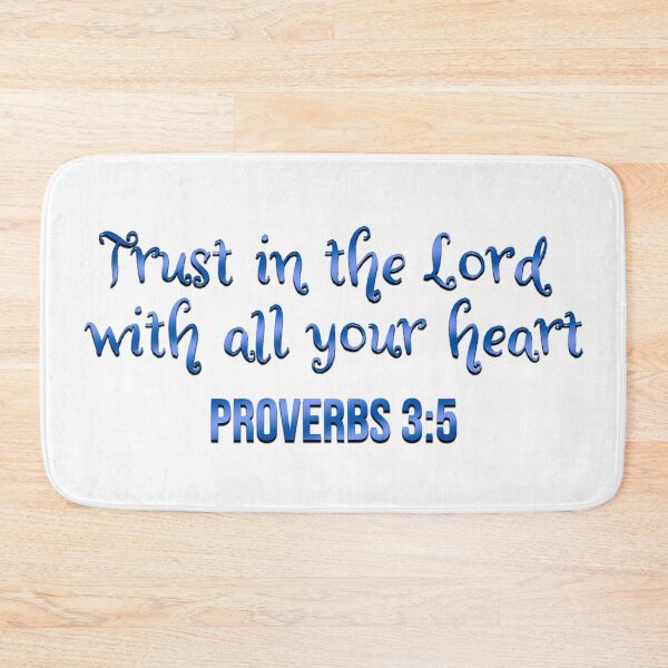 Item preview, Proverbs 3:5 | Bible Verse Quote | Christian | Trust The Lord with All Your Heart designed and sold by christiangoods.