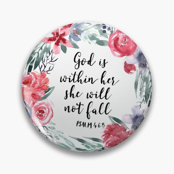 Item preview, Dios está en medio de ella, no caerá | Salmo 46:5 designed and sold by Harpley Design Studio.