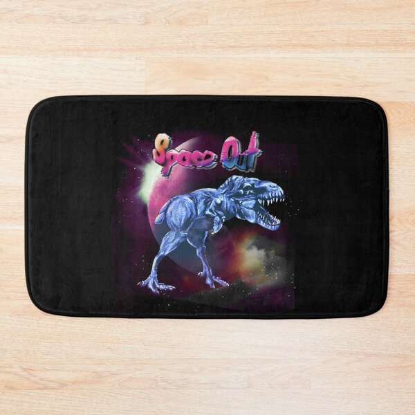 Aperçu de l'œuvre Space Out Dinosaur Chicken in Outer Space créée et vendue par iduzarts.