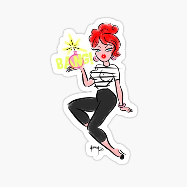 Jane Bang Sticker