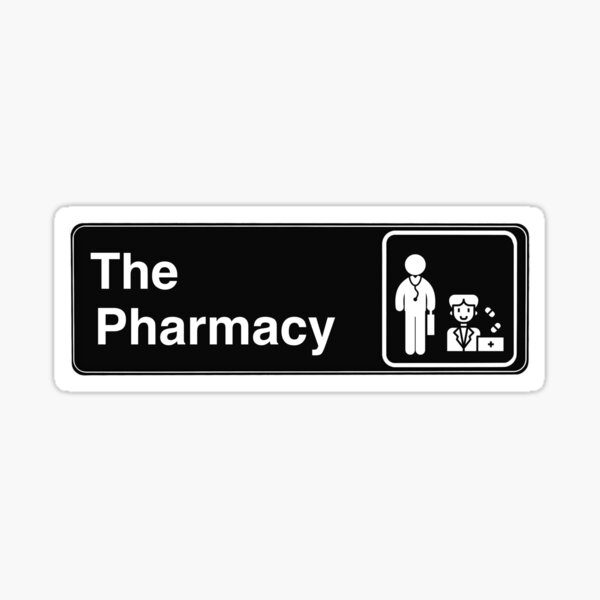 The Pharmacy (inspiré du bureau) Sticker
