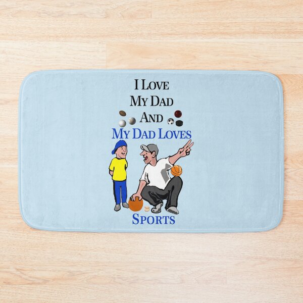 Item preview, Dad Loves Sports designed and sold by kristalcurt.