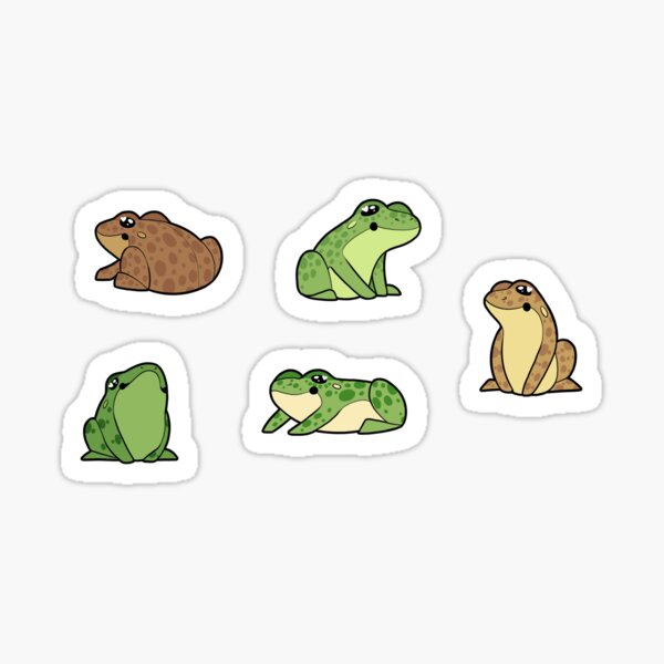Frog Stickers Sticker