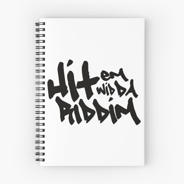 Item preview, Hit Em Wid Da Riddim Black designed and sold by ArtOfGrime.