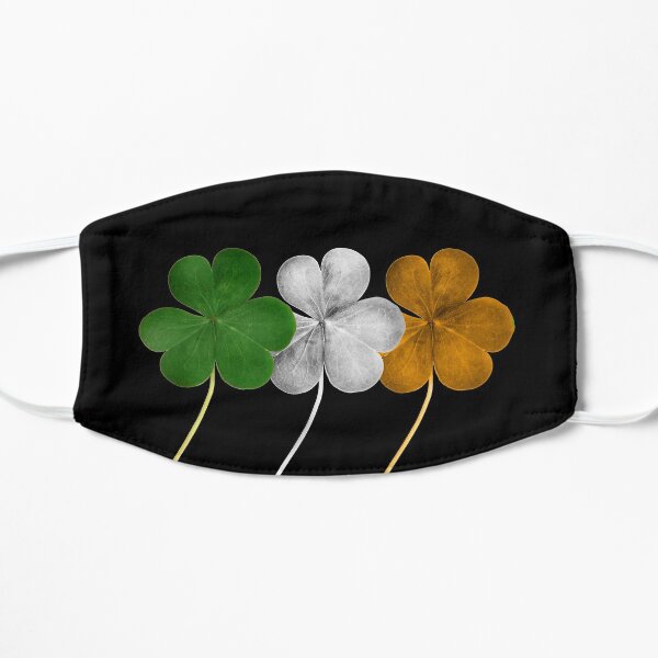 Ireland Shamrock Flag Flat Mask