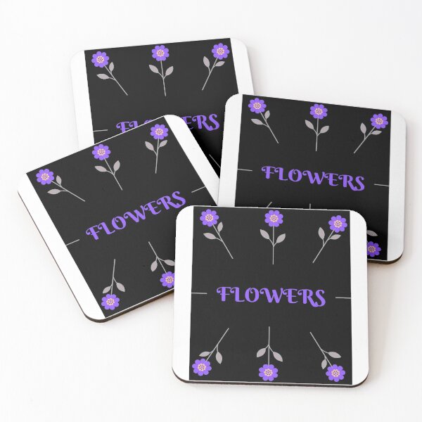 Item preview, black and purple floral wall art  designed and sold by ZAK TAH.