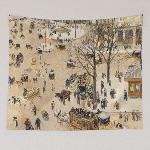 Item preview, Camille Pissaro - La Place du Théâtre Français designed and sold by Impressionist Masters.