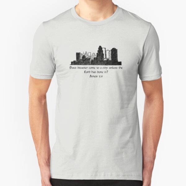 Amos 3:6 Slim Fit T-Shirt
