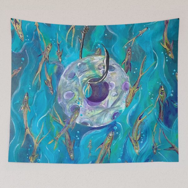 Item preview, Baiting the Moonfish designed and sold by Pope-Art.