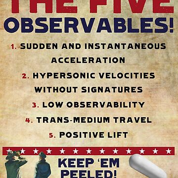 Artwork thumbnail, Five Observables (Old Paper Variant) by ToInfinity