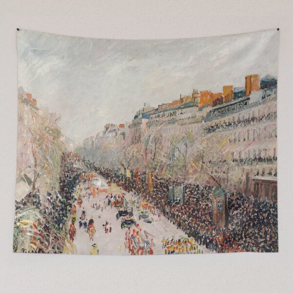 Item preview, Camille Pissaro - Mardi Gras on the Boulevards designed and sold by Impressionist Masters.