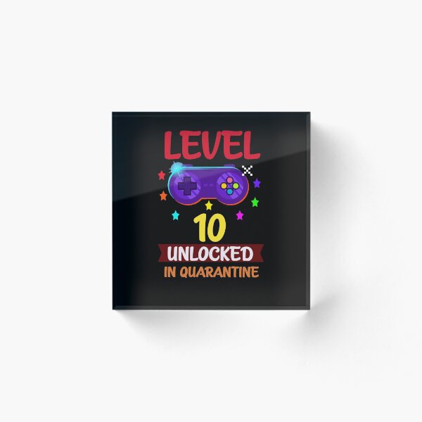 Artikelvorschau, Quarantäne Geburtstag Level 10 freigeschaltet entworfen und verkauft von ClothesBarn.