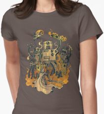 Camiseta entallada para mujer Los robots salen en Knight