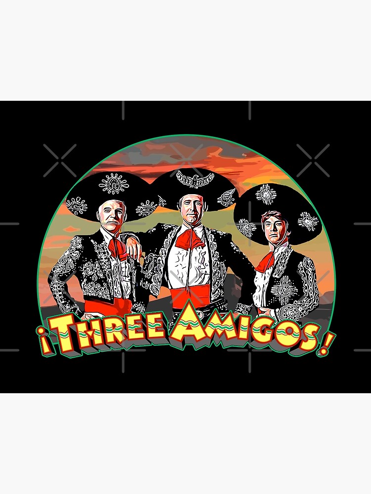 Three Amigos Art Board Print for Sale by American Artist