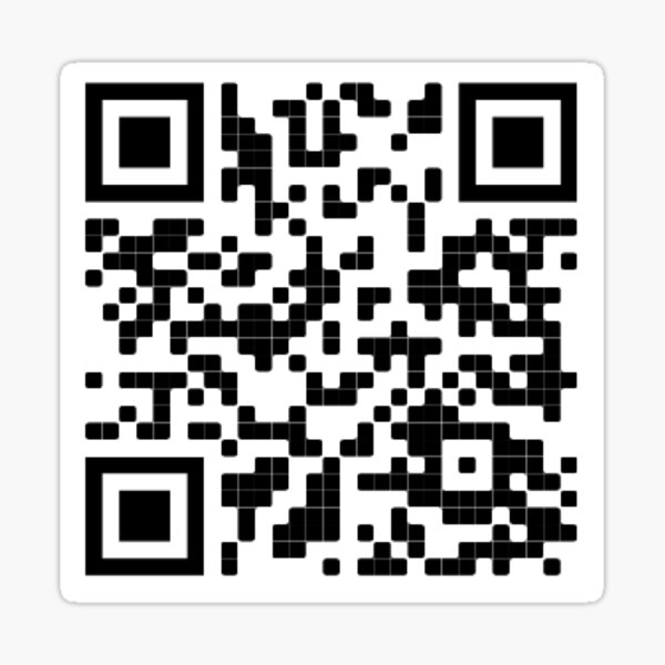 Rickroll Nudes QR code | Poster